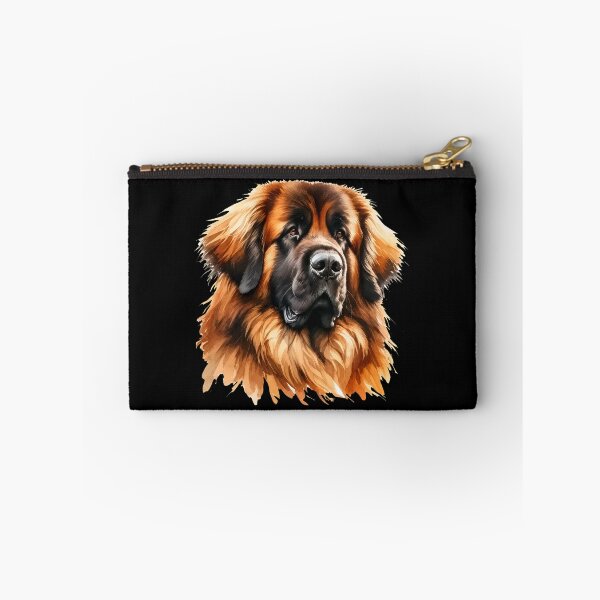 Item preview, Leonberger Dog Watercolor Art Portrait designed and sold by OlyvieArt.