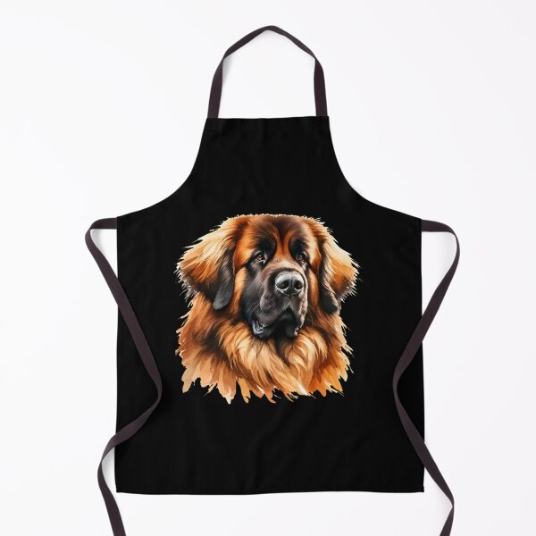 Item preview, Leonberger Dog Watercolor Art Portrait designed and sold by OlyvieArt.