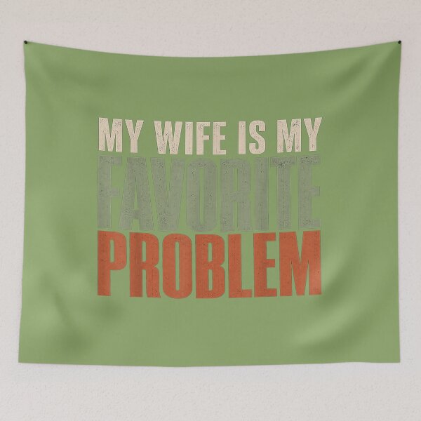 Item preview, Funny My Wife is My Favorite Problem American Flag  designed and sold by ArleneRowe.