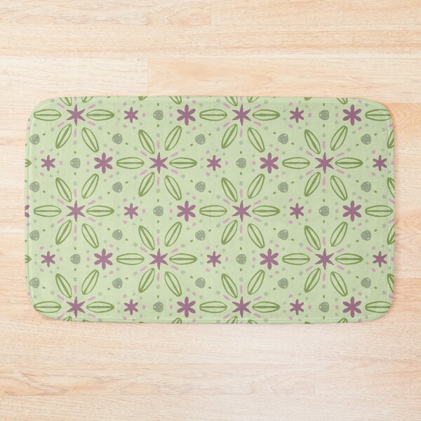Item preview, Pink and green winter flower pattern by Beliris Creations designed and sold by BelirisCréations.