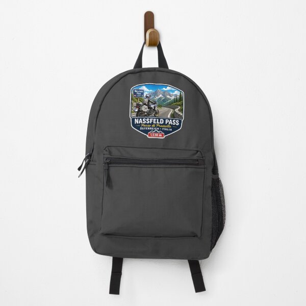 Item preview, Nassfeld Pass, Passo di Pramollo, Austria - Italy Motorcycle Sticker TShirt 01 designed and sold by OuterShellUK.
