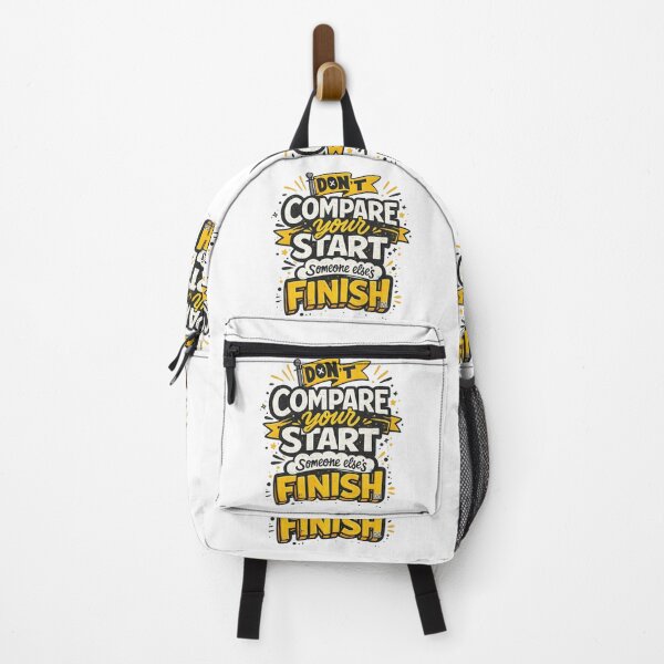Item preview, Dont Compare Your Start To Someone Elses Finish Motivational Typography Graphic designed and sold by DesignArtist.ia.