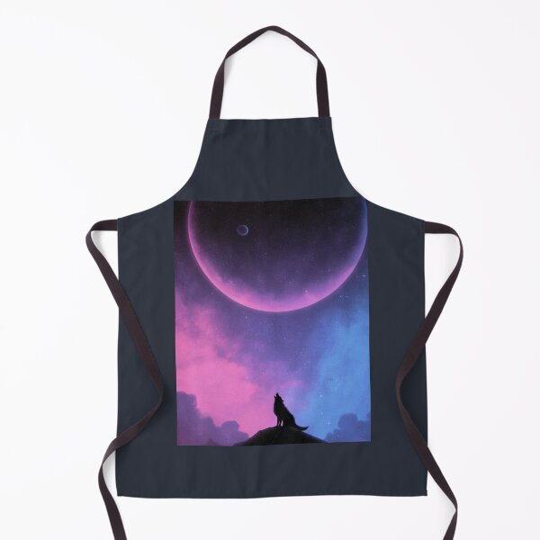 Item preview, Howling Lone Wolf Cosmic Galaxy Art designed and sold by InkmotiveStudio.