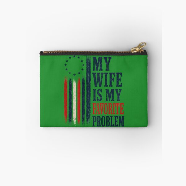 Item preview,  Funny My Wife is My Favorite Problem American Flag  designed and sold by ArleneRowe.