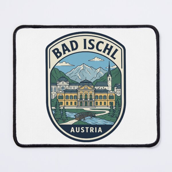Item preview, Bad Ischl Austria Vintage Alpine Travel Badge designed and sold by k3rstman1.