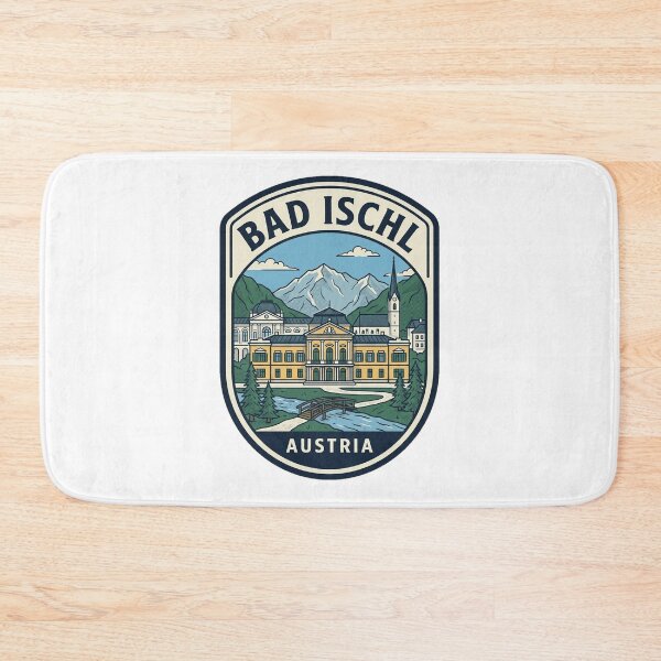 Item preview, Bad Ischl Austria Vintage Alpine Travel Badge designed and sold by k3rstman1.