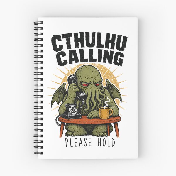 Item preview, Lovecraft Cthulhu Calling – Please Hold designed and sold by Fenay Designs.