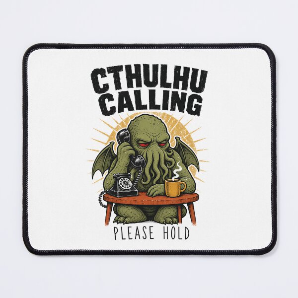Item preview, Lovecraft Cthulhu Calling – Please Hold designed and sold by Fenay Designs.