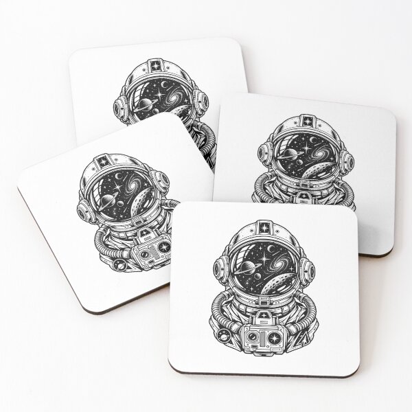 Item preview, Cosmic Astronaut Helmet Emblem designed and sold by AuudiVasustudio.