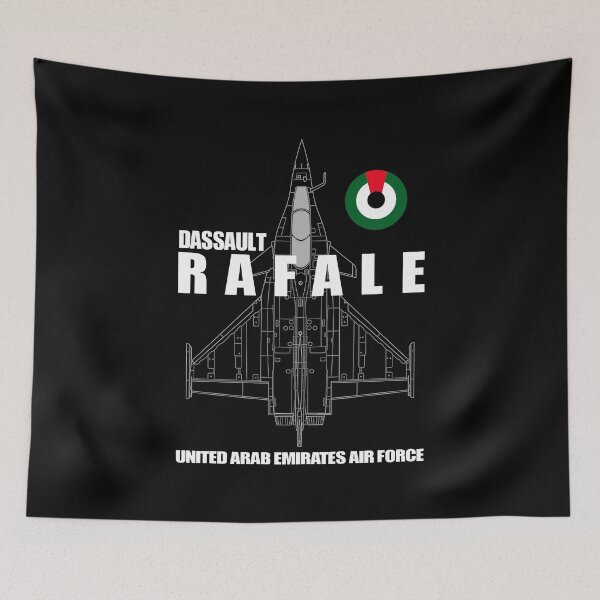 Item preview, Dassault Rafale United Arab Emirates Air Force Technical Blueprint - White Edition designed and sold by Magazine Combate.
