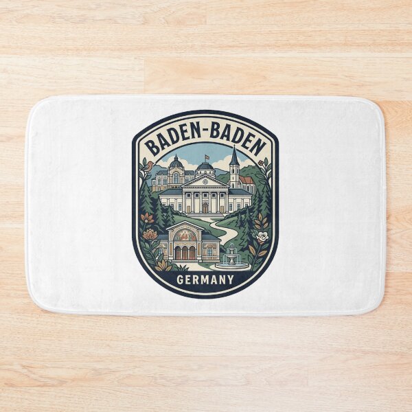 Item preview, Vintage Baden-Baden Germany Casino Black Forest Badge designed and sold by k3rstman1.