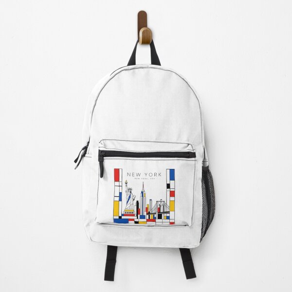 Item preview, New York Mondrian style poster designed and sold by CMYKStudio.