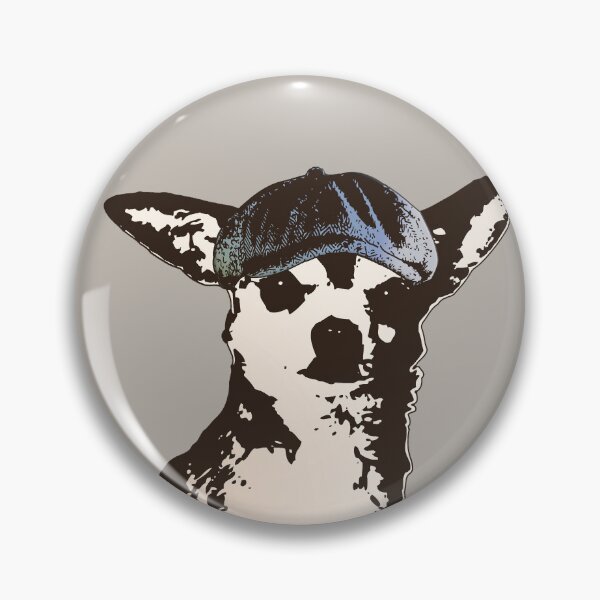 Item preview, Lil' Tough Guy - Sepia-Toned Chihuahua Wearing Newsboy Cap designed and sold by LittleMissTyne.
