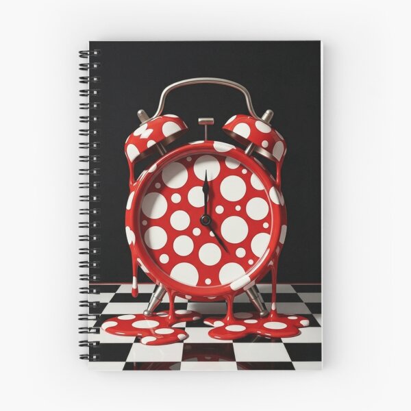 Item preview, Back to School Melting Alarm Clock Polka Dot Pop Art designed and sold by YourColorsWall.