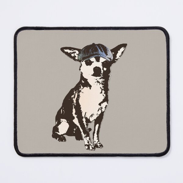 Item preview, Lil' Tough Guy - Sepia-Toned Chihuahua Wearing Newsboy Cap designed and sold by LittleMissTyne.