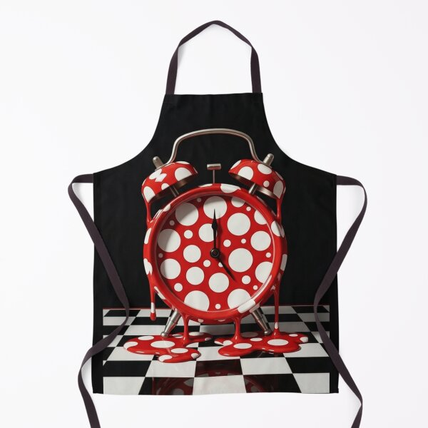 Item preview, Back to School Melting Alarm Clock Polka Dot Pop Art designed and sold by YourColorsWall.