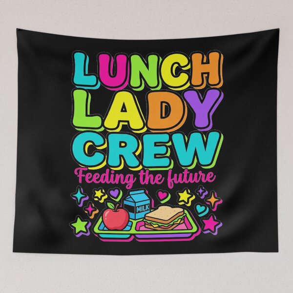 Item preview, Lunch Lady Crew Feeding The Future — School Cafeteria Staff Shirt designed and sold by Uglyandcute.
