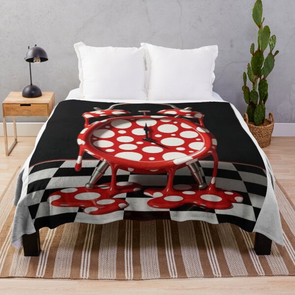 Item preview, Back to School Melting Alarm Clock Polka Dot Pop Art designed and sold by YourColorsWall.