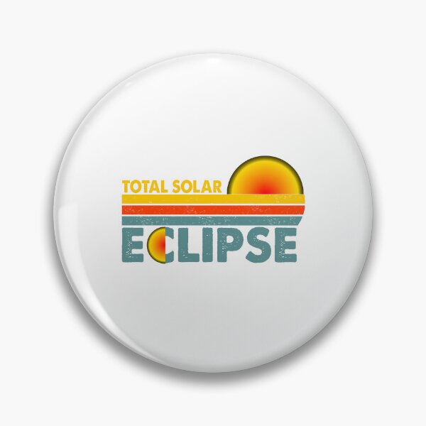 Item preview, Total Solar Eclipse – Retro Sun and Moon Design designed and sold by EmeraldeaArt.