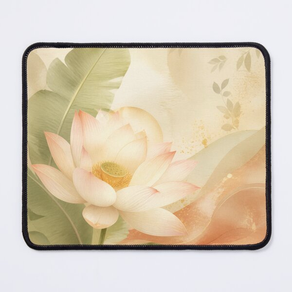 Item preview, Thai Soft Aesthetic – Elegant Tropical Lotus Illustration Thai Design designed and sold by CosmicQuietStudio.