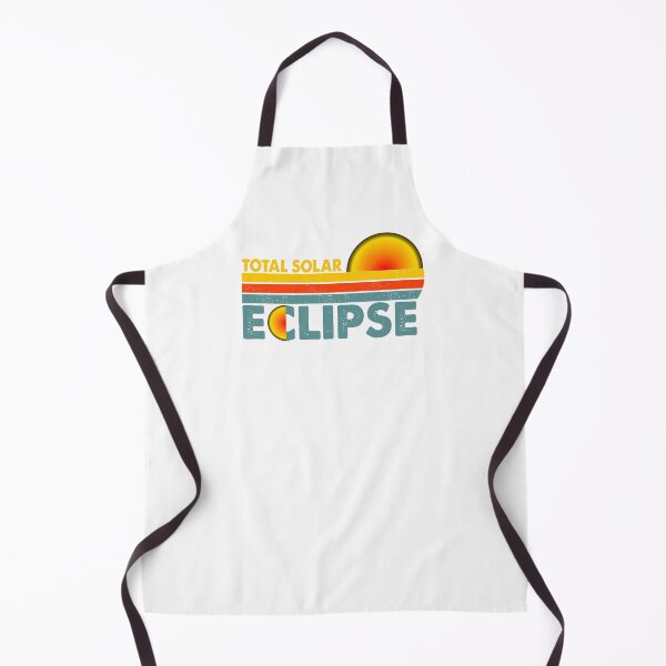 Item preview, Total Solar Eclipse – Retro Sun and Moon Design designed and sold by EmeraldeaArt.
