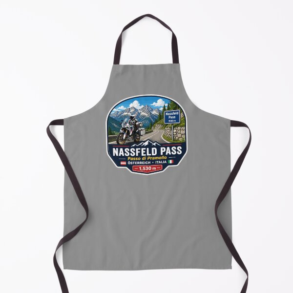 Item preview, Nassfeld Pass, Passo di Pramollo, Austria - Italy Motorcycle Sticker TShirt 02 designed and sold by OuterShellUK.