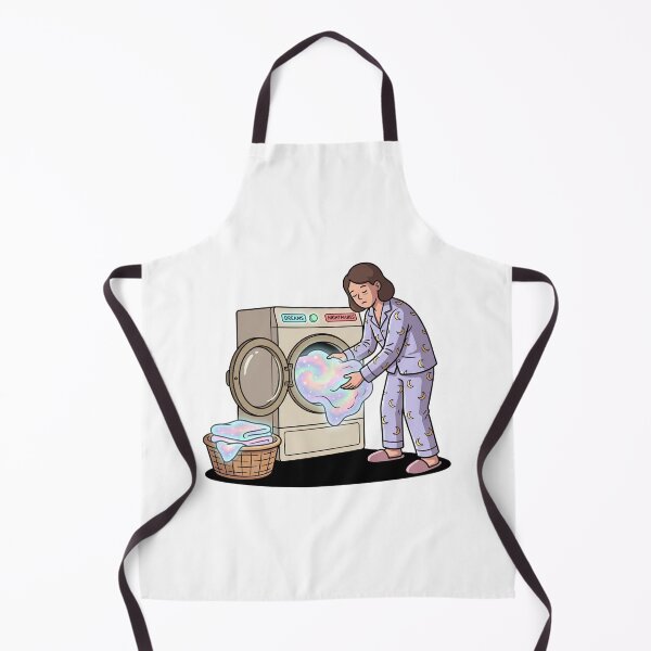 Item preview, Surreal Dream Washer Laundry Day Illustration designed and sold by Rare By Hero.