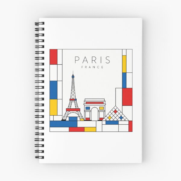 Item preview, Paris Mondrian style poster designed and sold by CMYKStudio.
