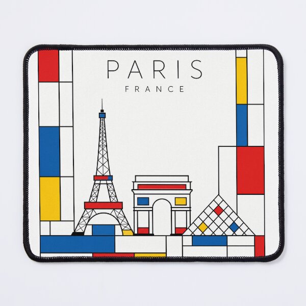 Item preview, Paris Mondrian style poster designed and sold by CMYKStudio.