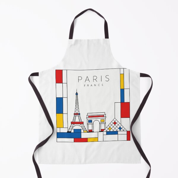 Item preview, Paris Mondrian style poster designed and sold by CMYKStudio.