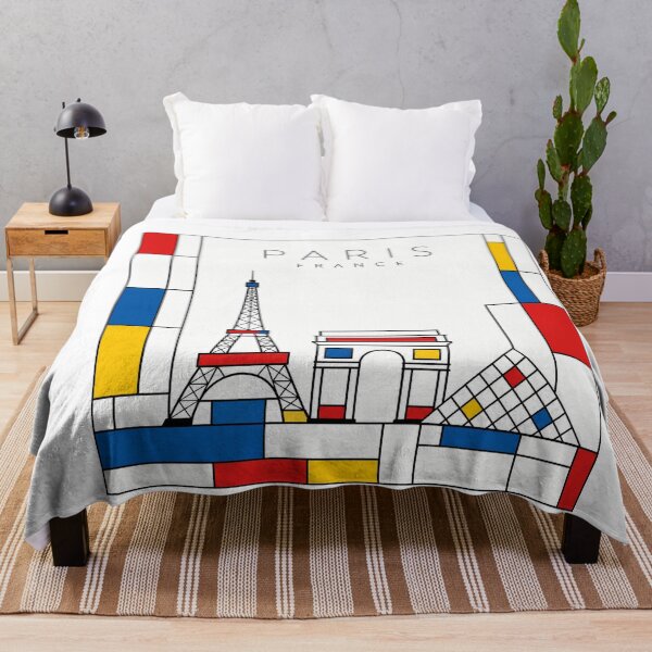 Item preview, Paris Mondrian style poster designed and sold by CMYKStudio.