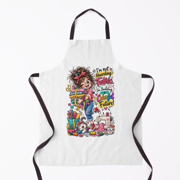 Item preview, I'm Not Hoarding Fabric, I'm Building a Colorful Future designed and sold by EverStitchStudio ★★★★★.