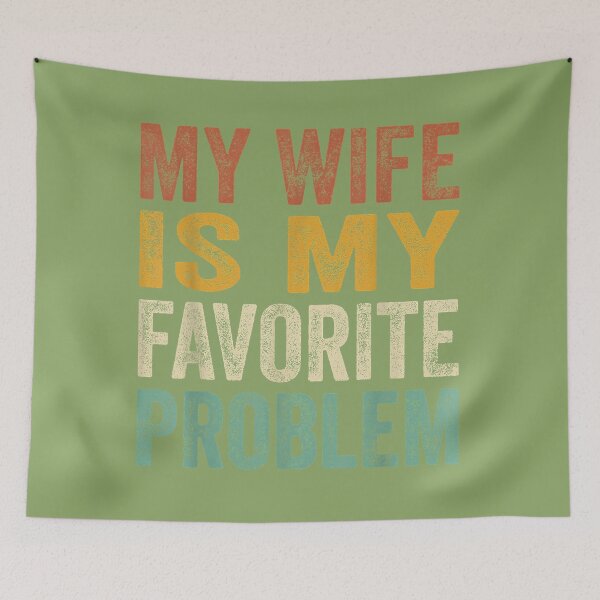 Item preview,  Funny My Wife is My Favorite Problem American Flag  designed and sold by ArleneRowe.