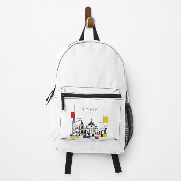 Item preview, Rome Mondrian style poster designed and sold by CMYKStudio.
