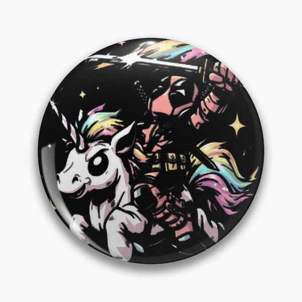 Item preview, Rainbow Unicorn Rider designed and sold by VenettaDesena.