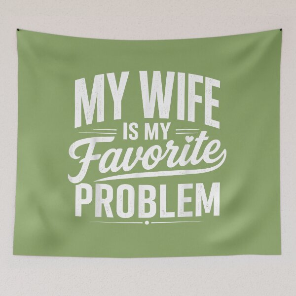 Item preview, Copy of Funny My Wife is My Favorite Problem American Flag  designed and sold by ArleneRowe.