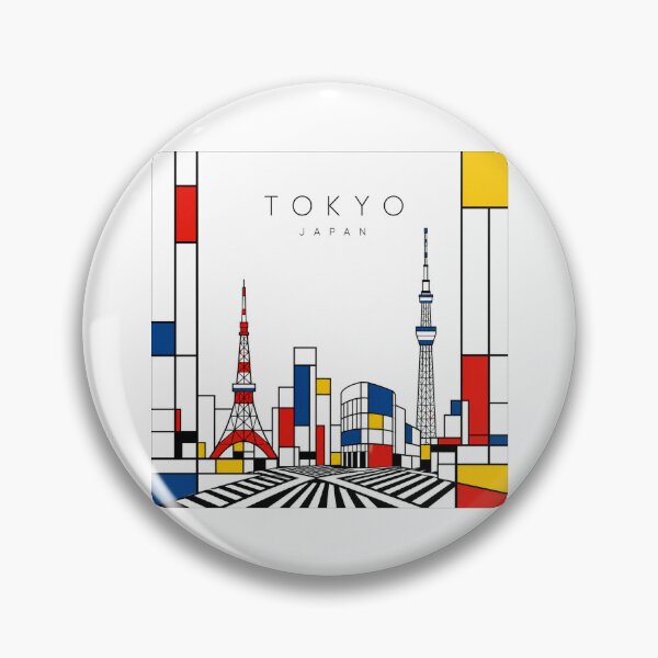 Item preview,  Tokyo Mondrian style poster designed and sold by CMYKStudio.