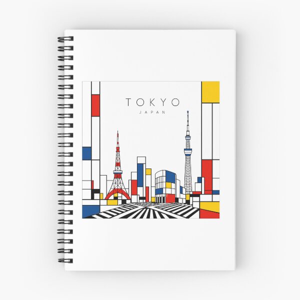 Item preview,  Tokyo Mondrian style poster designed and sold by CMYKStudio.