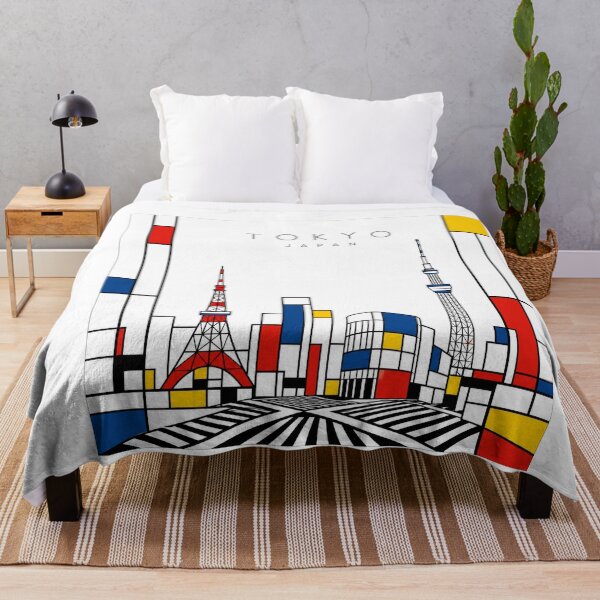 Item preview, Tokyo Mondrian style poster designed and sold by CMYKStudio.
