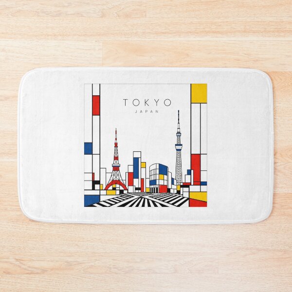 Item preview,  Tokyo Mondrian style poster designed and sold by CMYKStudio.