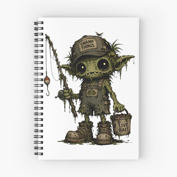 Item preview, Swamp Things Creepy Goblin Fisherman designed and sold by Weasel Graphix.
