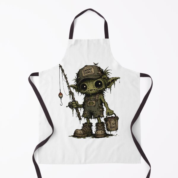 Item preview, Swamp Things Creepy Goblin Fisherman designed and sold by Weasel Graphix.