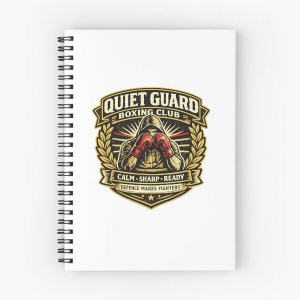Item preview, Quiet Guard Boxing Club Defence designed and sold by Rhubarb Bridge Merch.