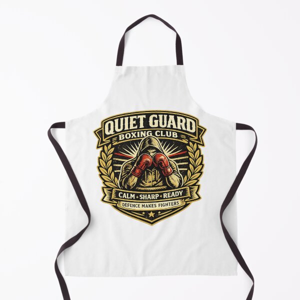 Item preview, Quiet Guard Boxing Club Defence designed and sold by Rhubarb Bridge Merch.