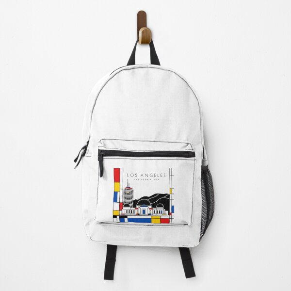 Item preview, Los Angeles Mondrian style poster designed and sold by CMYKStudio.