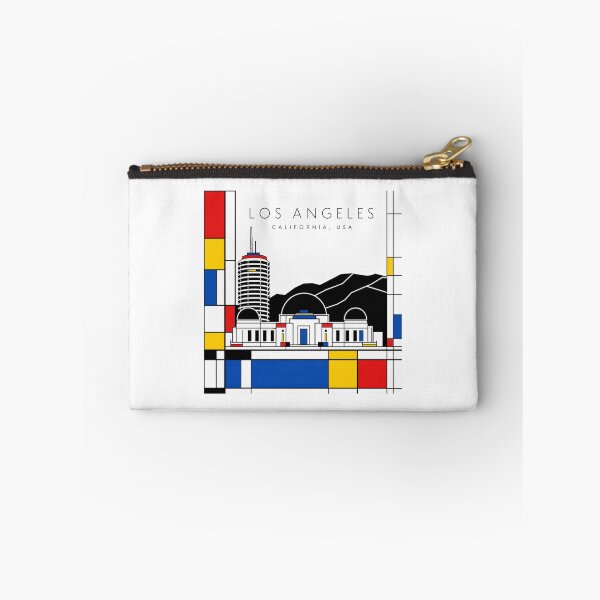 Item preview, Los Angeles Mondrian style poster designed and sold by CMYKStudio.