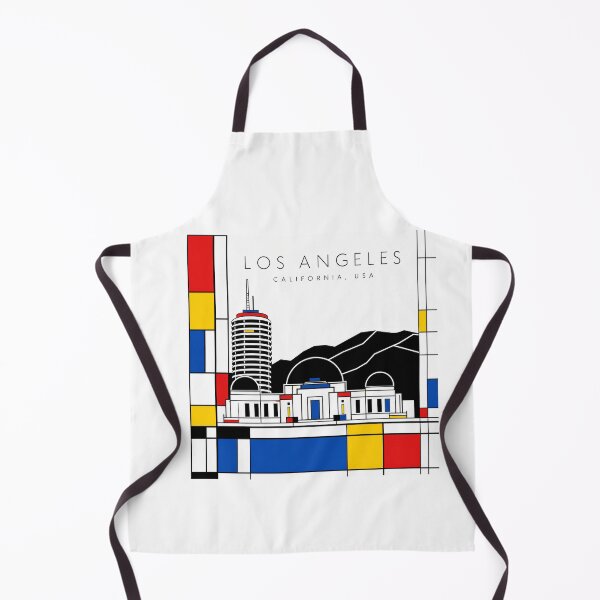 Item preview, Los Angeles Mondrian style poster designed and sold by CMYKStudio.