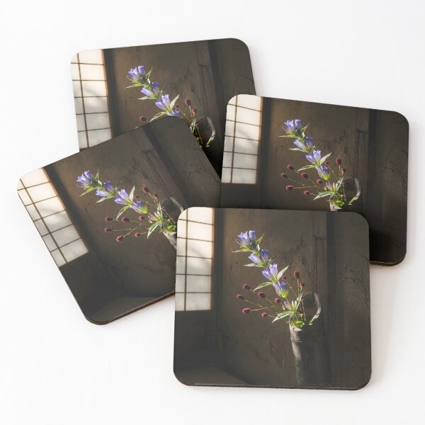 Item preview, Japanese Autumn Gentian Chabana Floral Photography designed and sold by conohitoAI-ArtGallery.