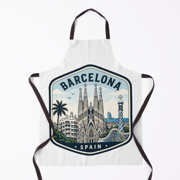 Item preview, Vintage Barcelona Spain Sagrada Familia Travel Emblem designed and sold by k3rstman1.