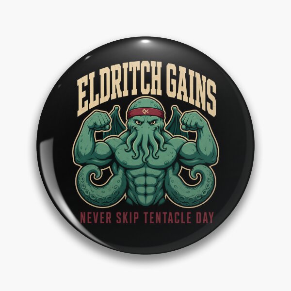 Item preview, Lovecraft Eldritch Gains – Never Skip Tentacle Day designed and sold by Fenay Designs.